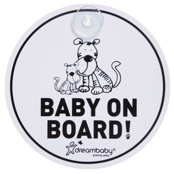 Dreambaby Baby On Board Sign Tigers