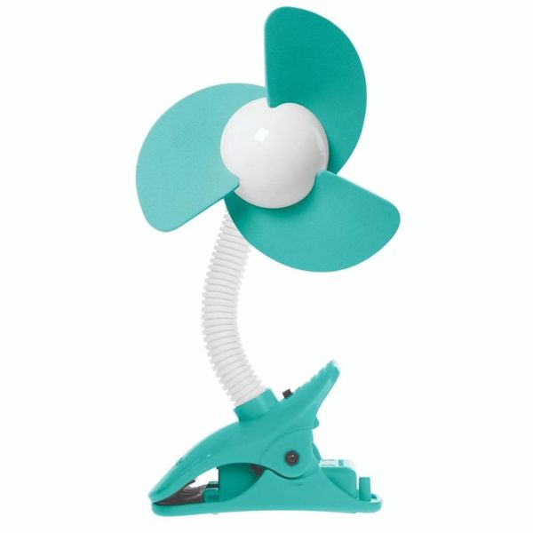 Dreambaby Ezy Fit Clip On Fan Aqua/White