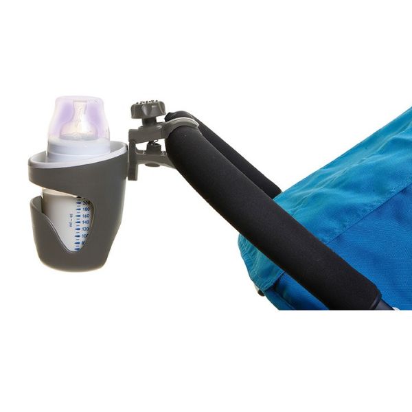 Dreambaby StrollerBuddy Drink Holder Grey/White Trim