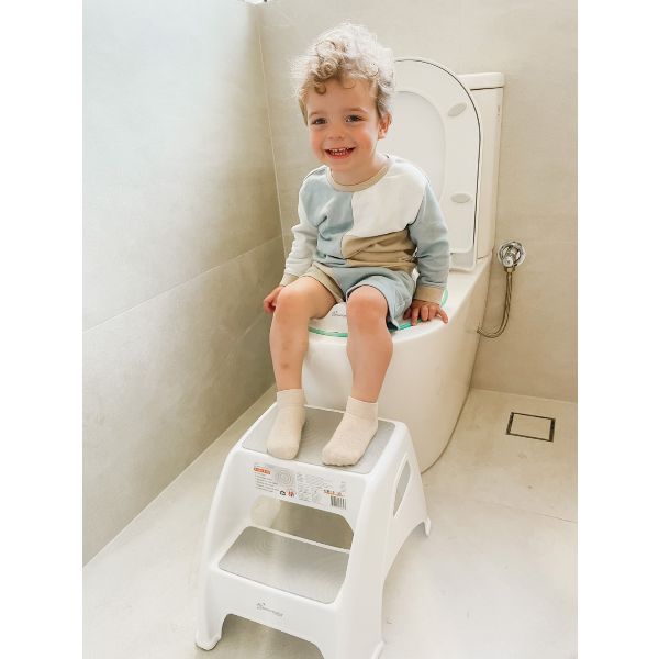 Dreambaby Toddler & Me 2 Step Stool Grey