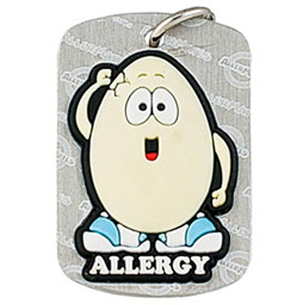 AllerMates Egg Dog Tag