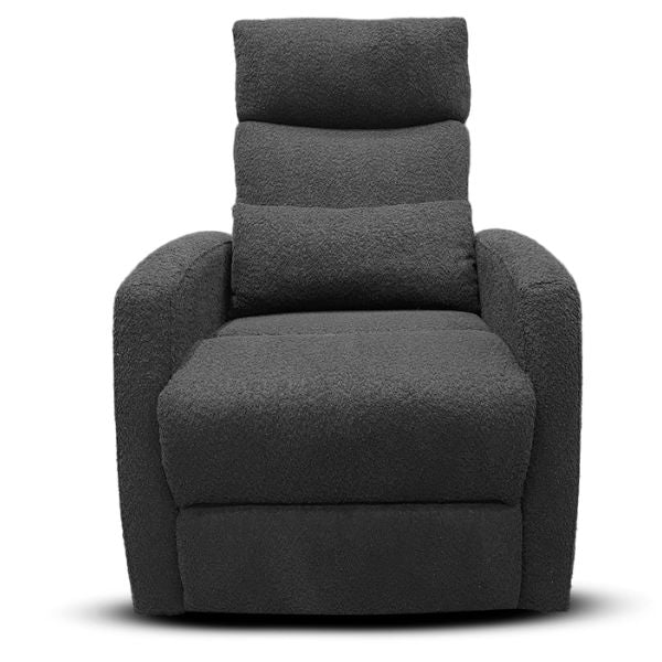 Eldita Iris Recliner Gliding Chair Charcoal Boucle