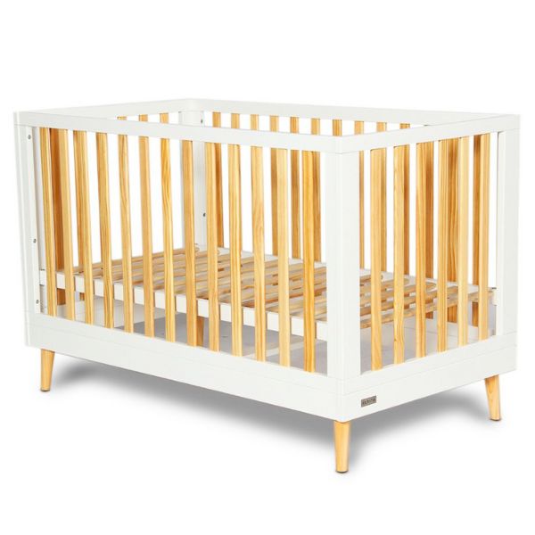 Eldita Kent Cot White/Natural with Mattress