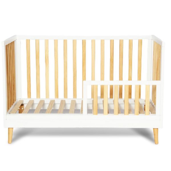 Eldita Kent Cot White/Natural with Mattress