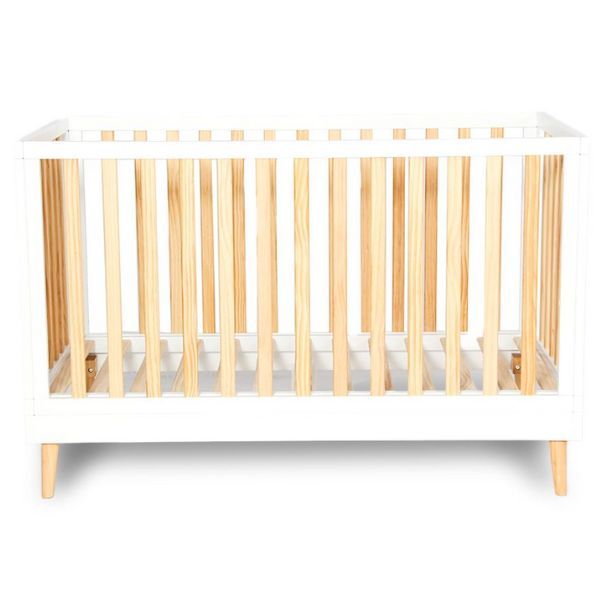 Eldita Kent Cot White/Natural with Mattress + Kent Chest