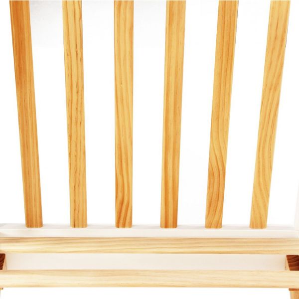 Eldita Kent Cot White/Natural