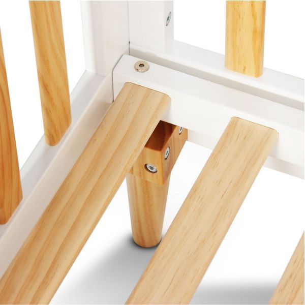 Eldita Kent Cot White/Natural