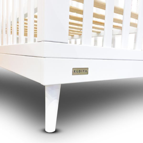 Eldita Kent Cot White/White with Mattress