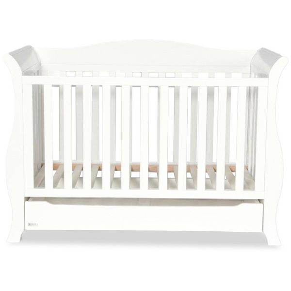Eldita Windsor Sleigh Cot, Chest V2 and Mattress Package Deal