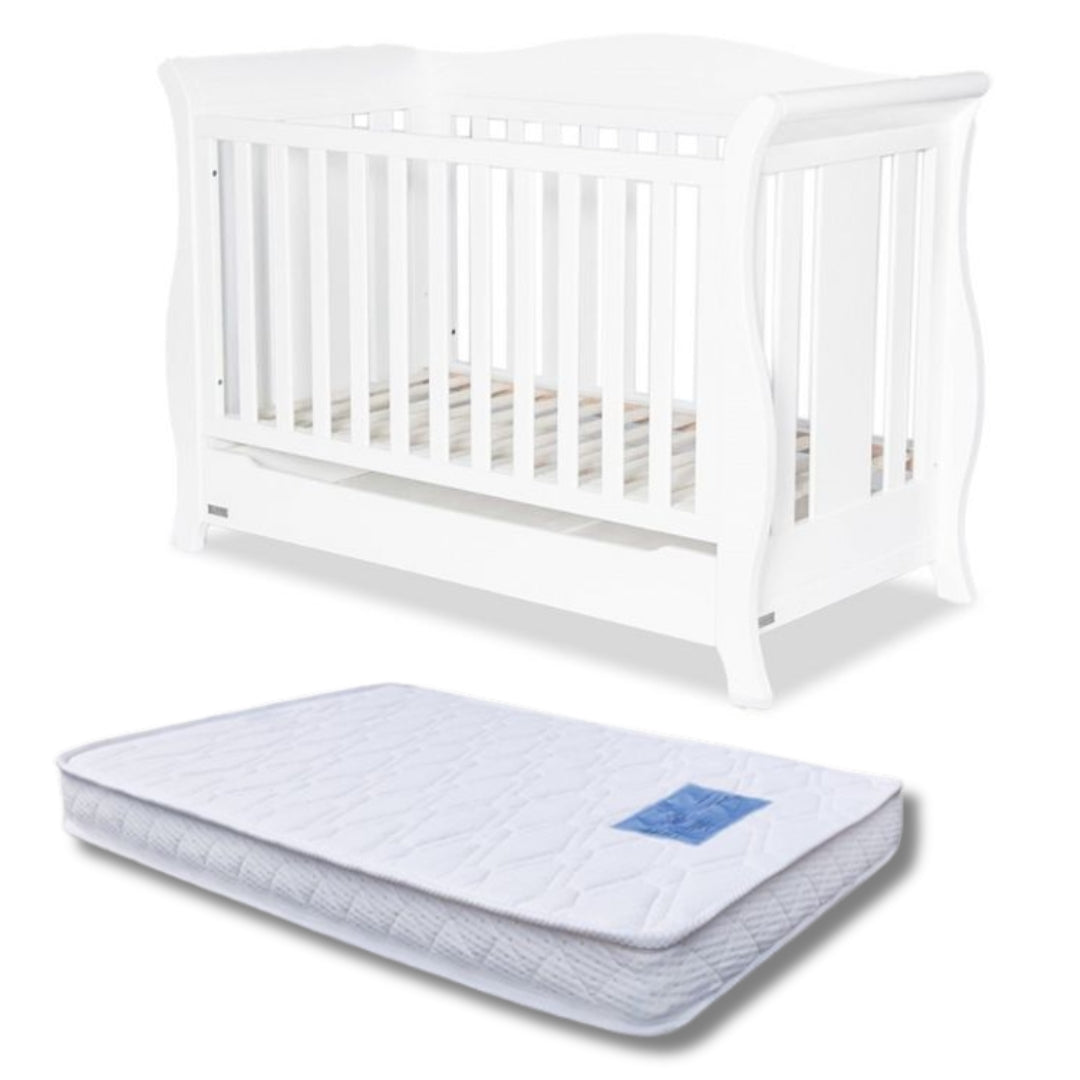 Eldita Windsor Sleigh Cot with Mattress