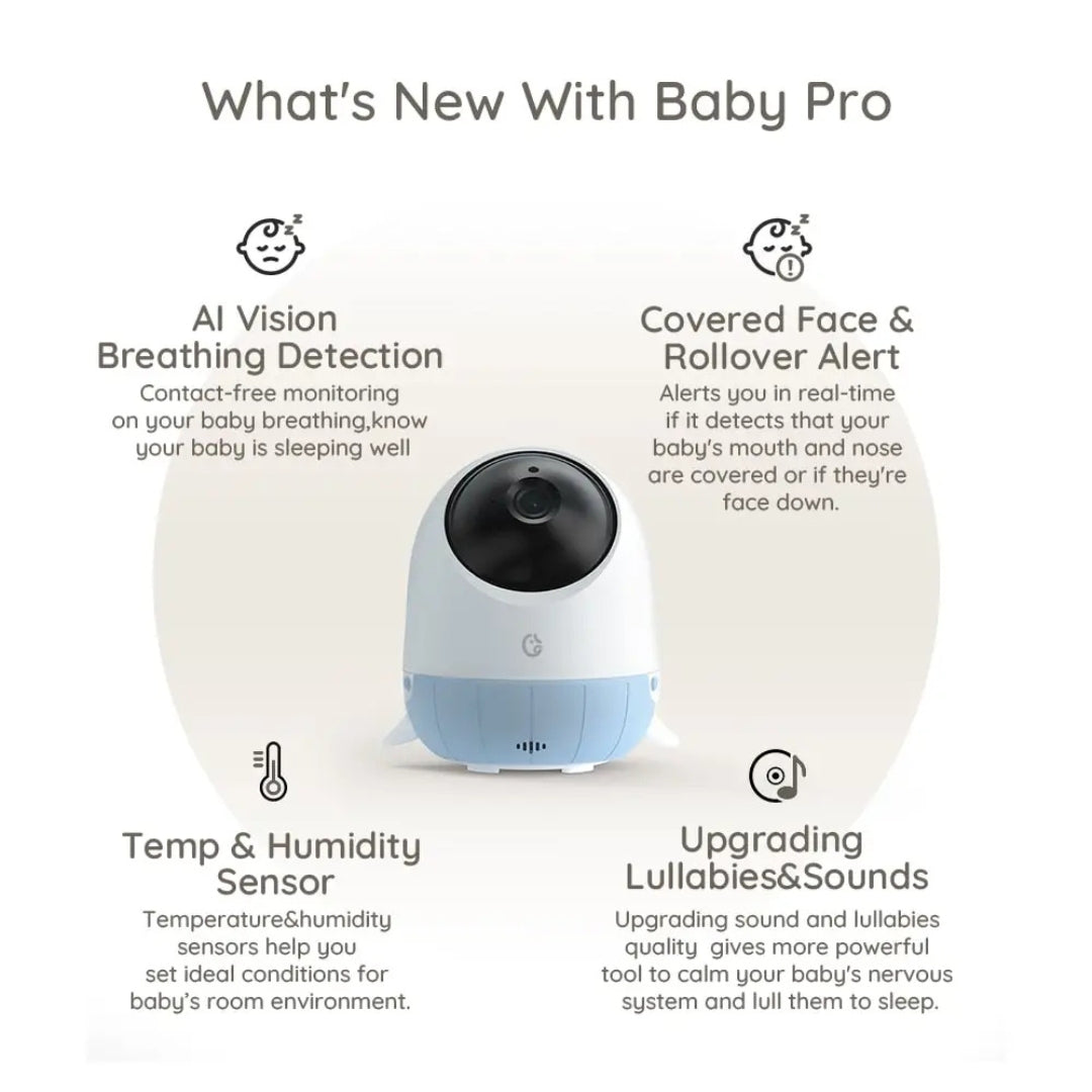 Ellie Baby Pro Baby Camera Yellow