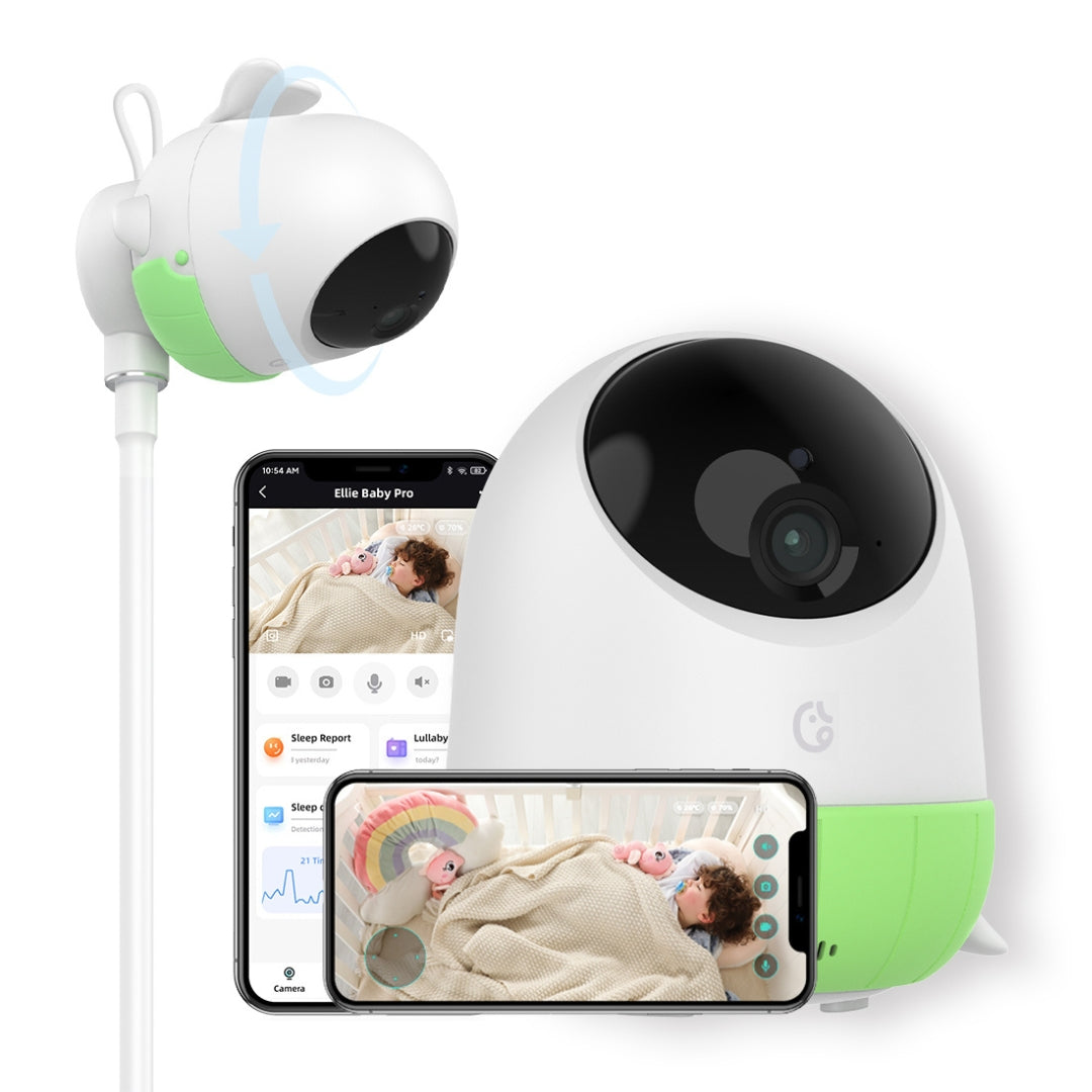 Ellie Baby Pro Baby Camera Green