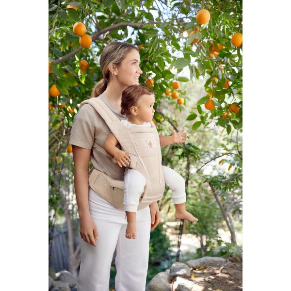 ergobaby alta carrier Ergobaby Alta Hip Seat Baby Carrier Natural Beige – Baby Kingdom
