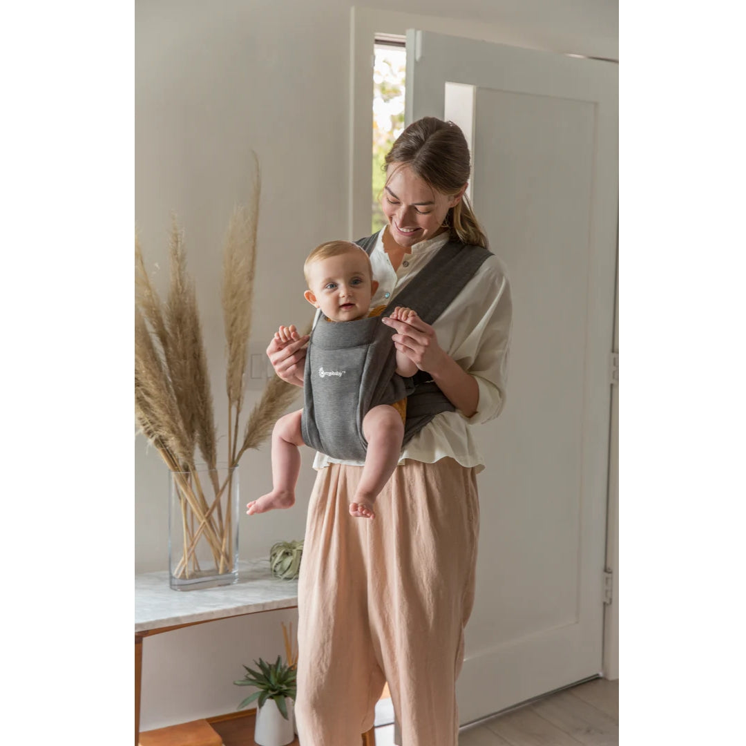 Ergobaby Embrace Newborn Baby Carrier Heather Grey