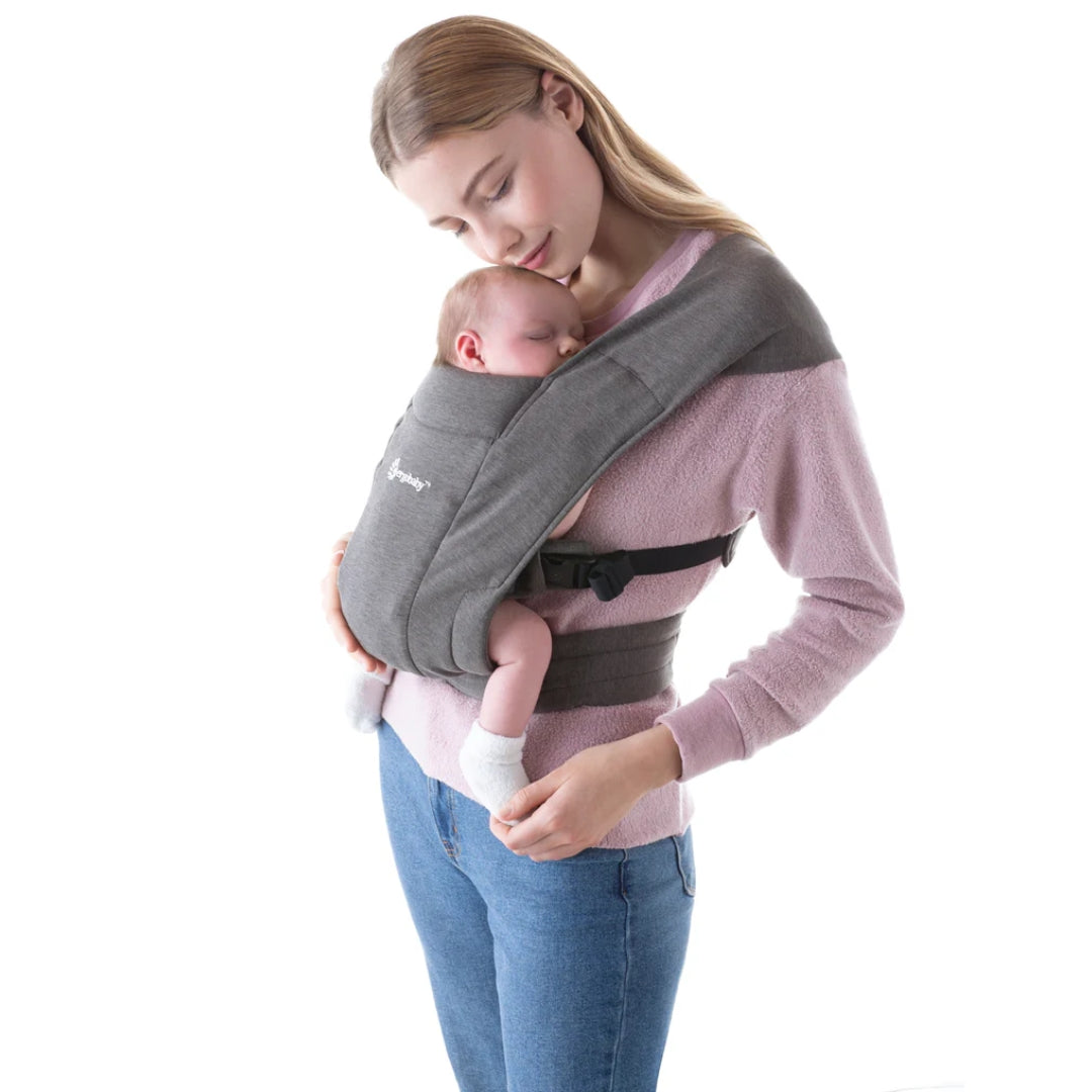 Ergobaby Embrace Newborn Baby Carrier Heather Grey