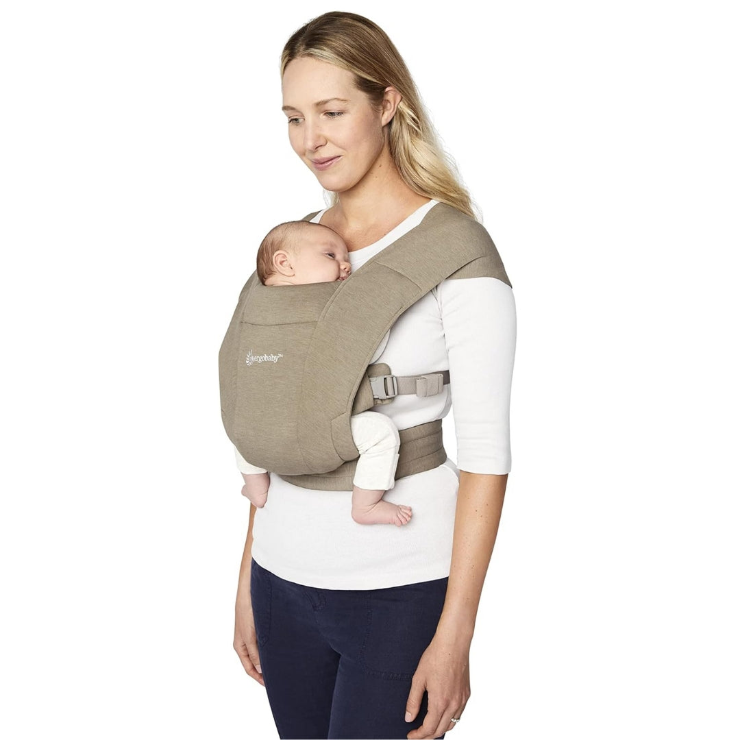 Ergobaby Embrace Newborn Baby Carrier Soft Olive