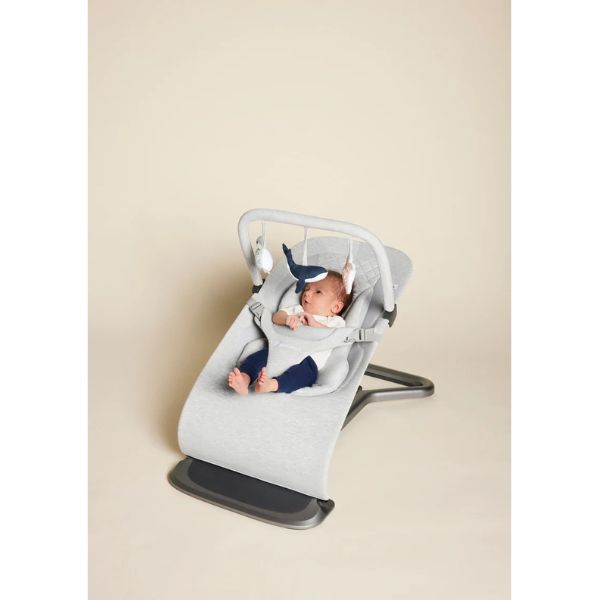 Ergobaby Evolve 3 in 1 Bouncer Toy Bar Ocean Wonders Grey