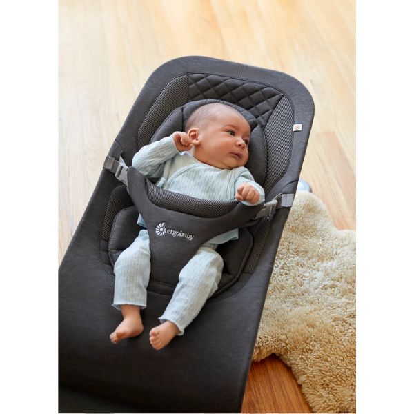 Ergobaby Evolve 3 in 1 Bouncer Charcoal Grey