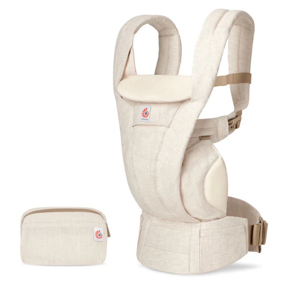 Ergobaby Omni Deluxe All-in-One Linen Baby Carrier Natural Linen