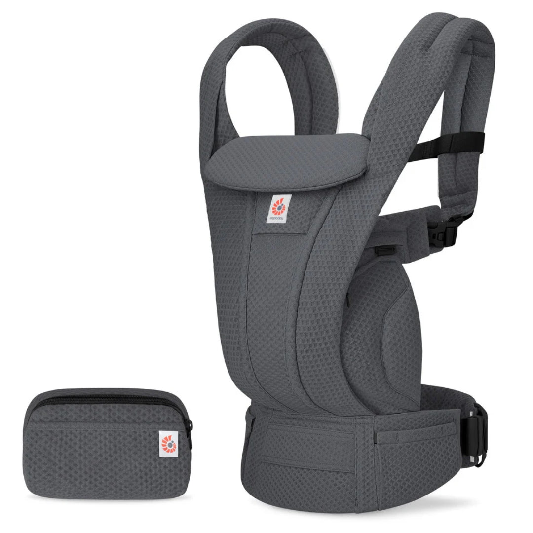 Ergobaby Omni Deluxe All-in-One Mesh Baby Carrier Graphite Grey