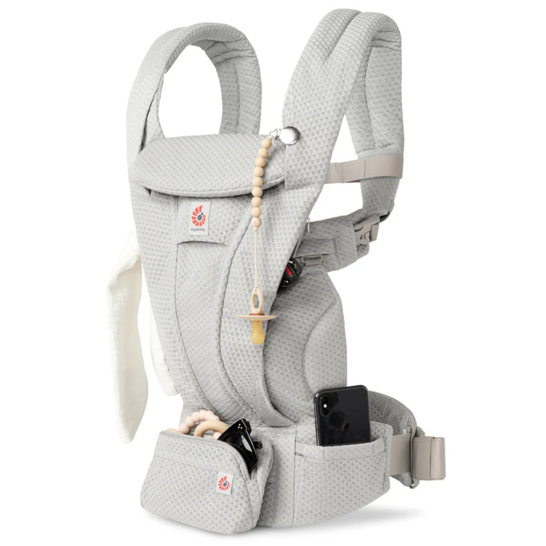 Ergobaby Omni Deluxe All-in-One Mesh Baby Carrier Pearl Grey