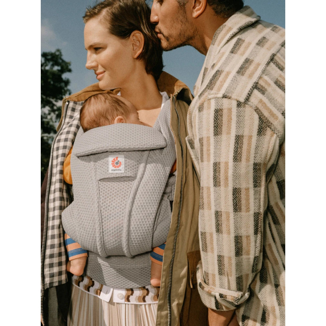 Ergobaby Omni Deluxe All-in-One Mesh Baby Carrier Pearl Grey