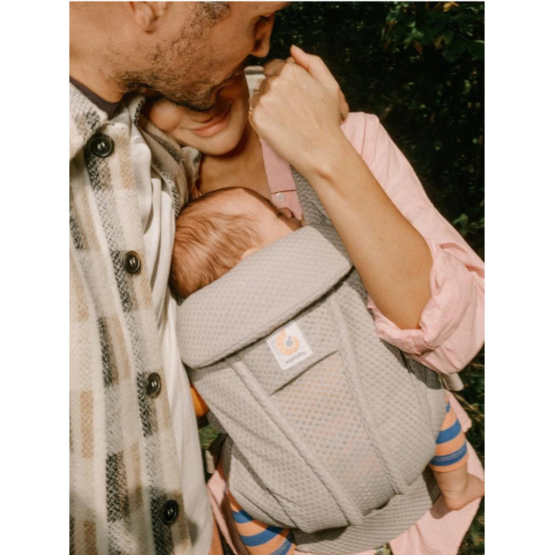 Ergobaby Omni Deluxe All-in-One Mesh Baby Carrier Pearl Grey