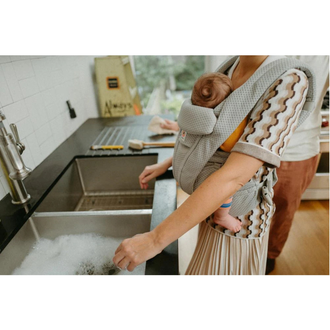 Ergobaby Omni Deluxe All-in-One Mesh Baby Carrier Pearl Grey