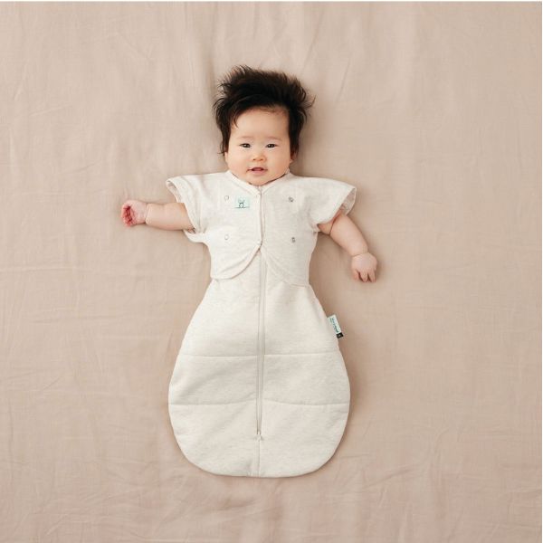 ErgoPouch Butterfly Cardi 2-6m Oatmeal Marle