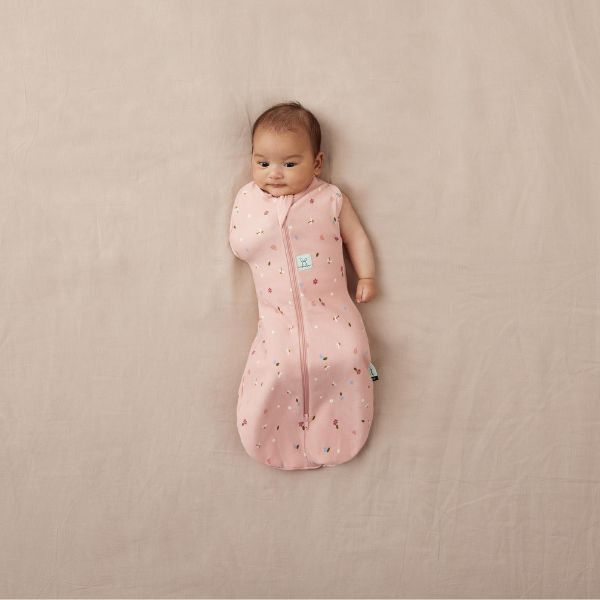 ErgoPouch Cocoon Swaddle Bag 0.2 Tog 0-3m Daisies