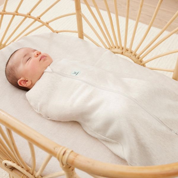 ErgoPouch Cocoon Swaddle Bag 1.0 Tog 0-3m Oatmeal Marle