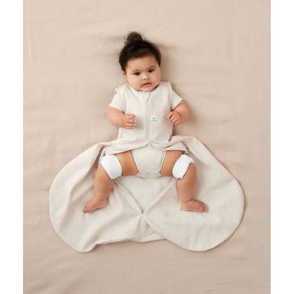 ErgoPouch Jersey Hip Harness Sleeping Bag 1.0Tog 3-12m Oatmeal Marle