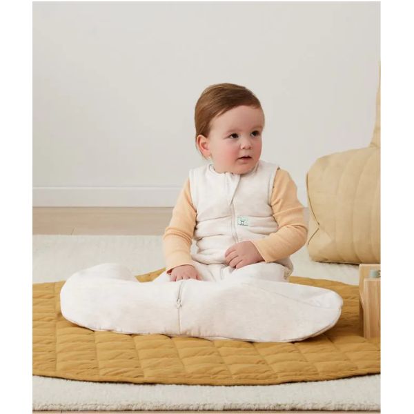 ErgoPouch Jersey Hip Harness Sleeping Bag 2.5Tog 3-12m Oatmeal Marle