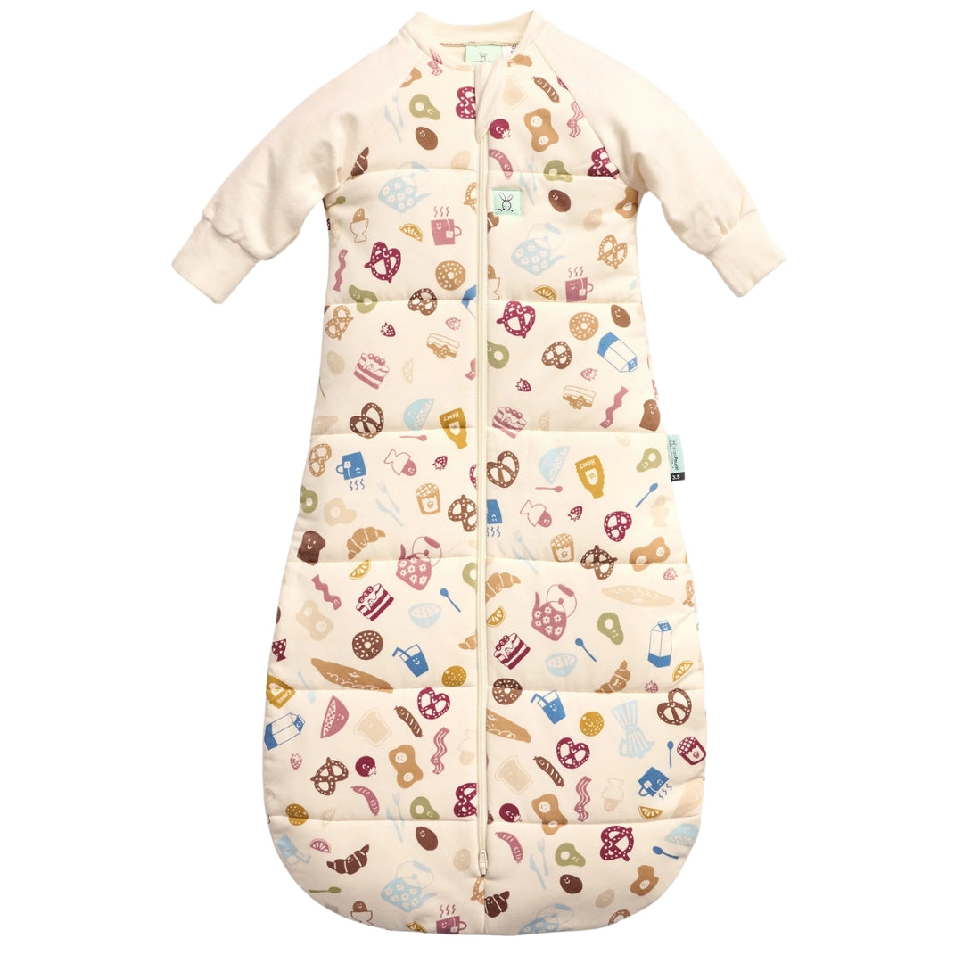 ErgoPouch Jersey Sleeping Bag with Sleeves 3.5Tog 3-12m Bon Appetit