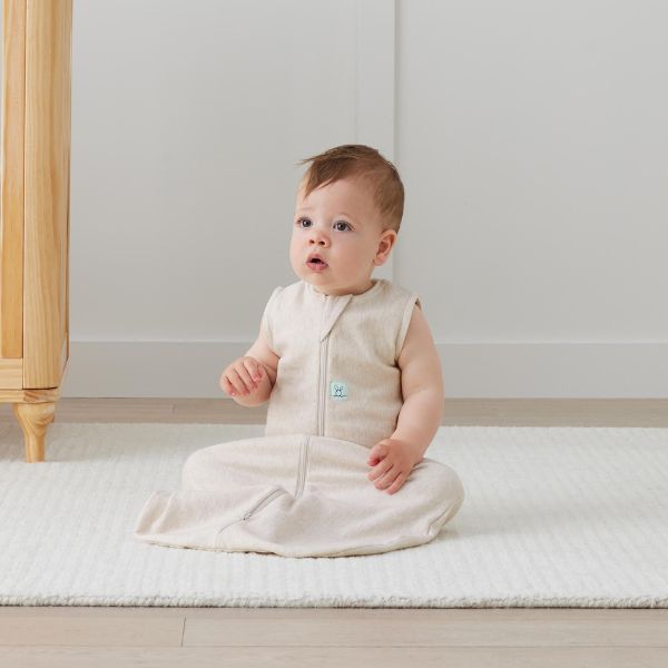 ErgoPouch Jersey Sleeping Bag 0.2 Tog 2-4y Oatmeal Marle