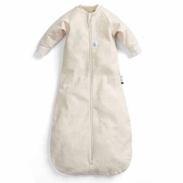 ErgoPouch Jersey Sleeping Bag 1.0 Tog With Sleeves 2-4y Oatmeal Marle