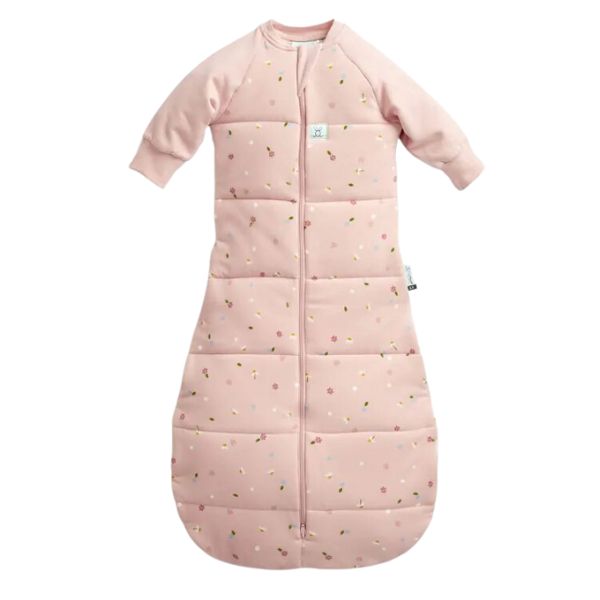 ErgoPouch Jersey Sleeping Bag with Sleeves 3.5Tog 3-12m Daisies