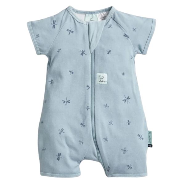 ErgoPouch Short Sleeve Layers 0.2 Tog NB size 0000 Dragonflies