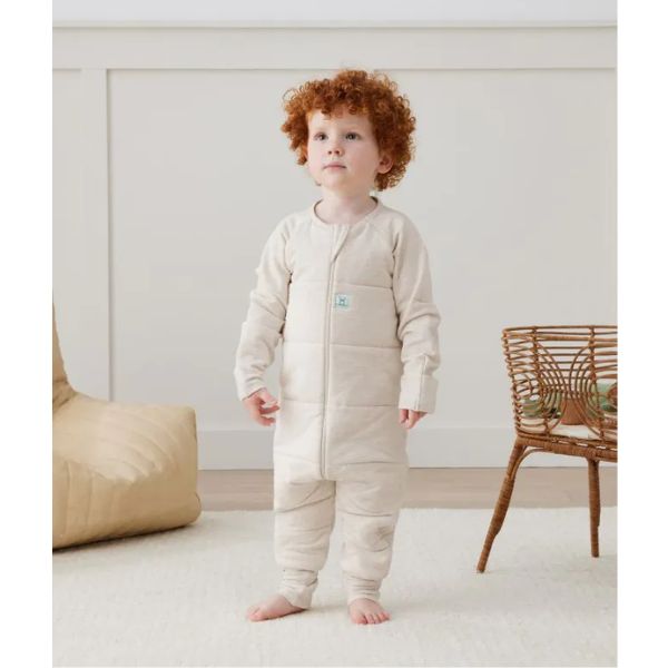 ErgoPouch Sleep Onesie 3.5Tog 6-12m Oatmeal Marle