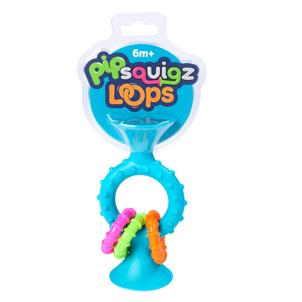 Fat Brain pipSquigz Loops Teal Toy
