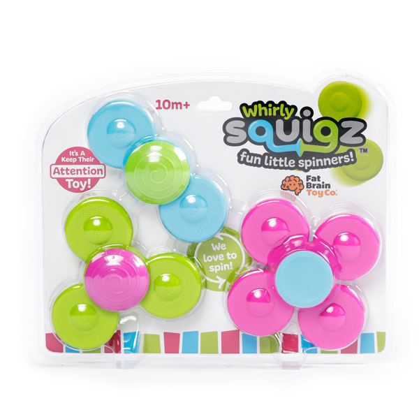 Fat Brain Whirly Squigz Toy