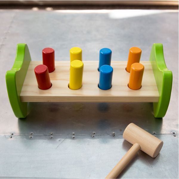 Fat Brain Pound & Tap Hammer Bench Toy