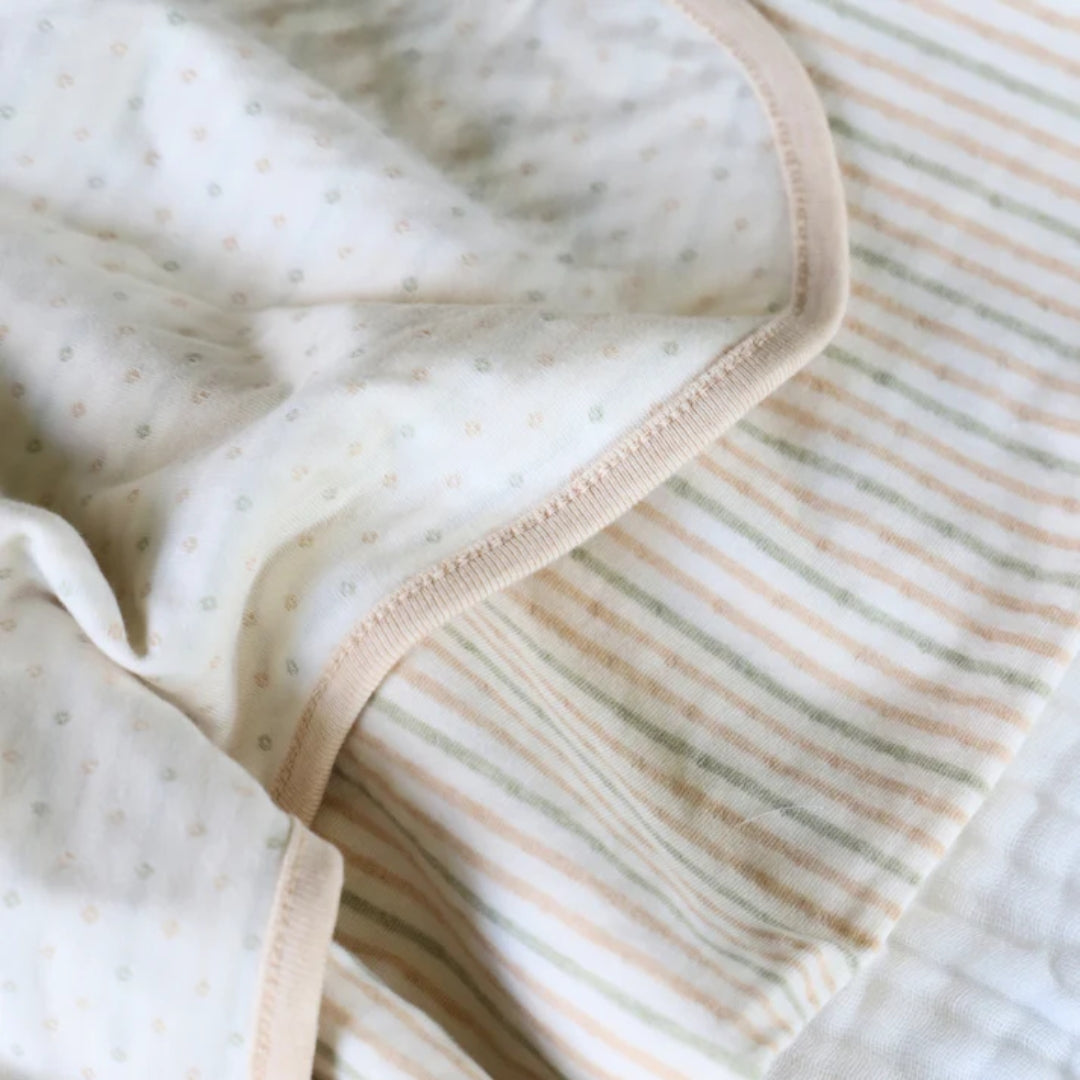 Fibre For Good Undyed Organic Cotton Double Sided Blanket