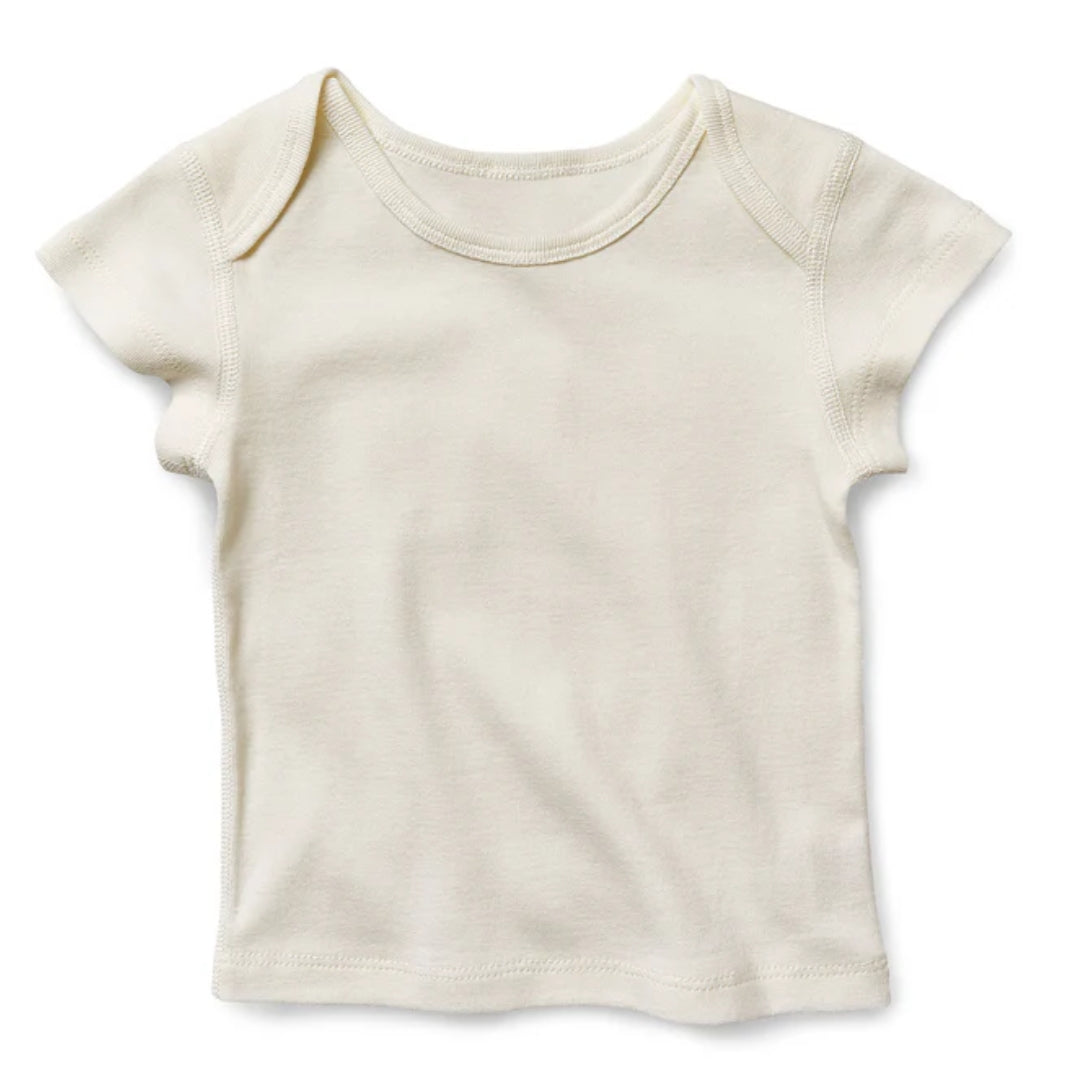 Fibre For Good Undyed Organic Cotton Short Sleeve Tee Natural White