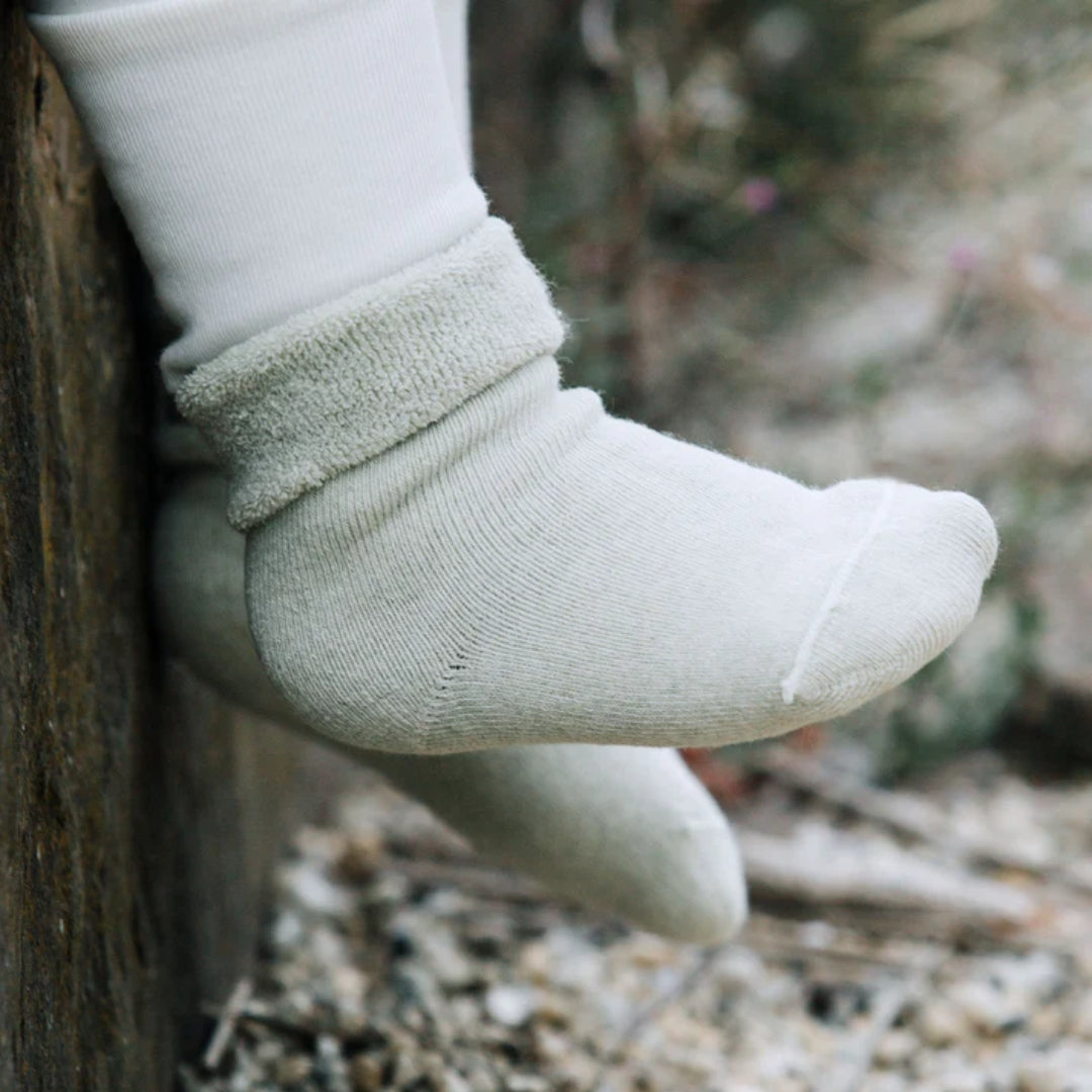 Fibre For Good Undyed Organic Cotton Plain 3 Pack Socks Medium (6-18 Months)