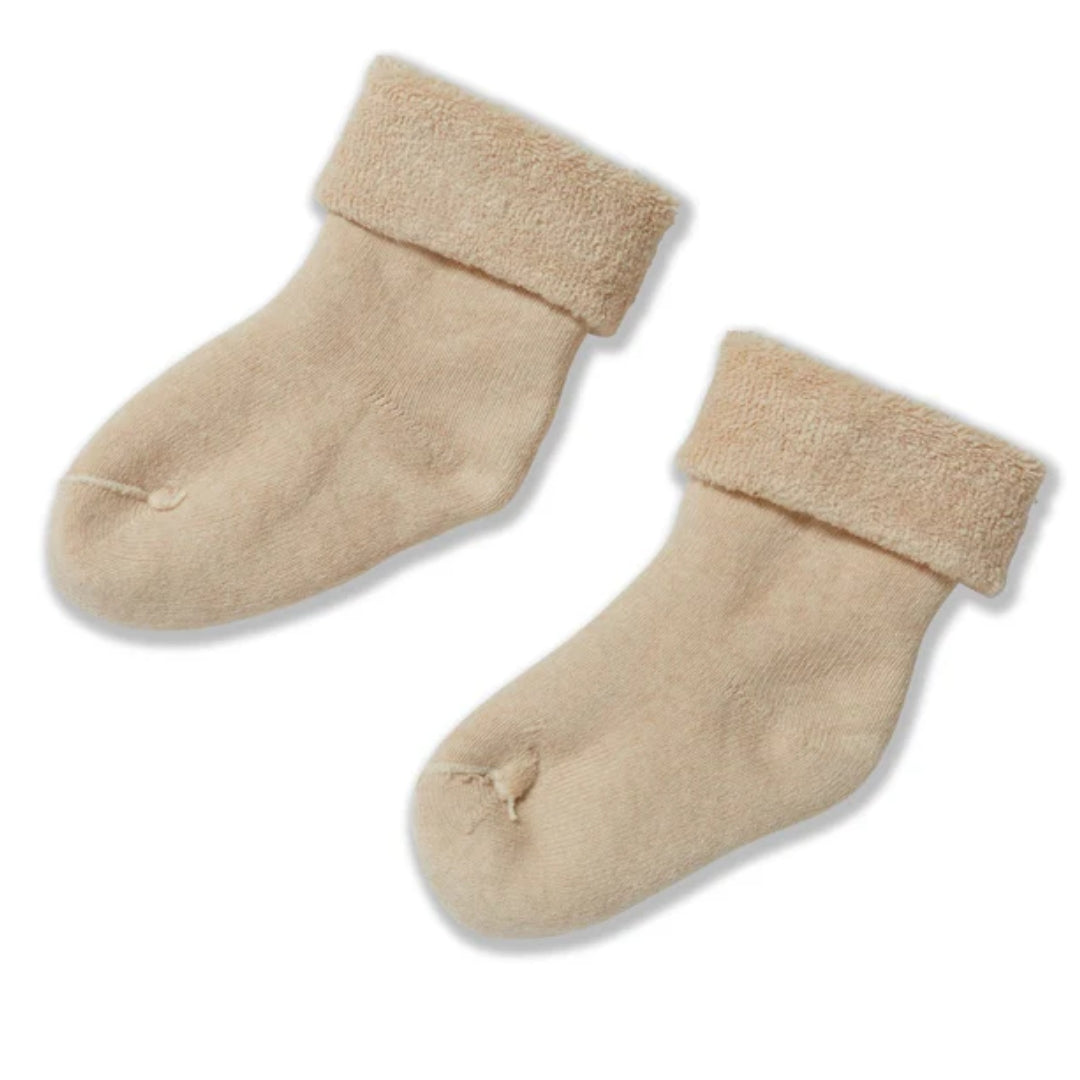 Fibre For Good Undyed Organic Cotton Plain 3 Pack Socks Medium (6-18 Months)