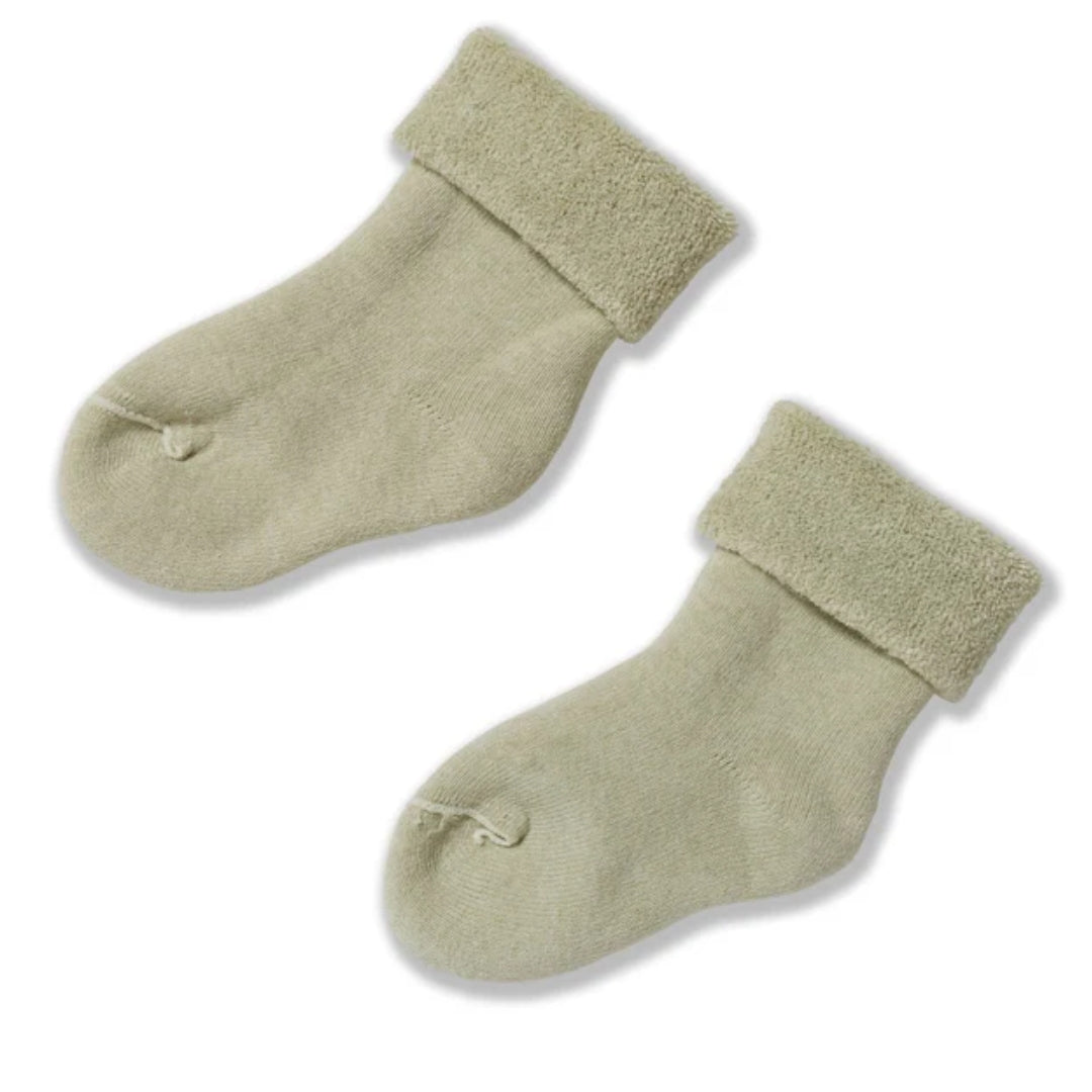 Fibre For Good Undyed Organic Cotton Plain 3 Pack Socks Medium (6-18 Months)