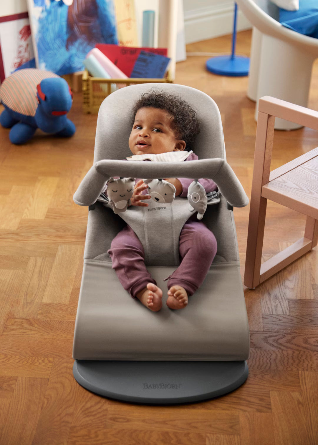 BabyBjorn Toy for Bouncer - Soft Friends Neutrals