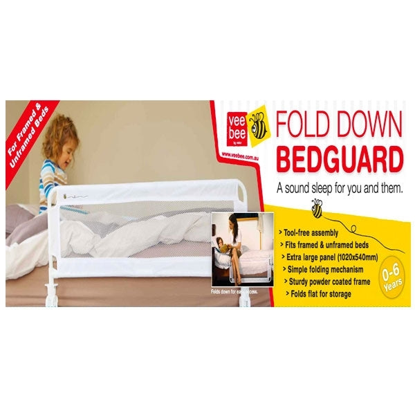 VeeBee Fold Down Bedguard White
