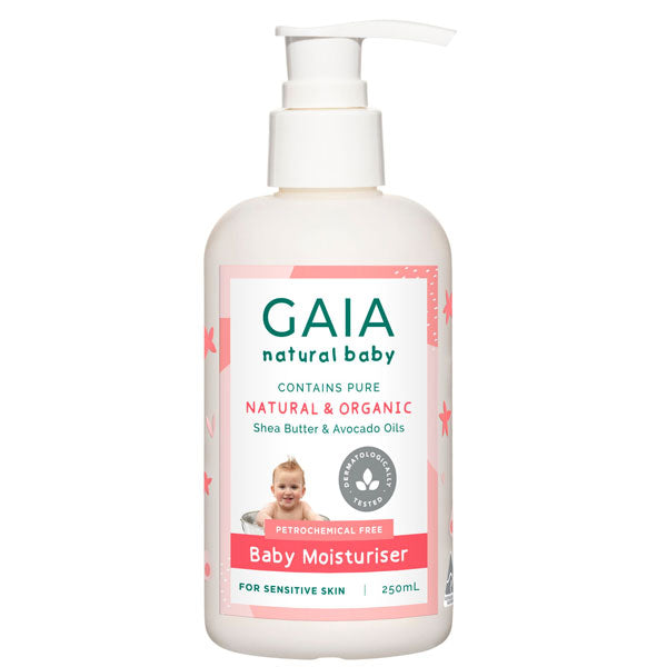 Gaia Natural Baby Moisturiser 250ml (Pump Pack)